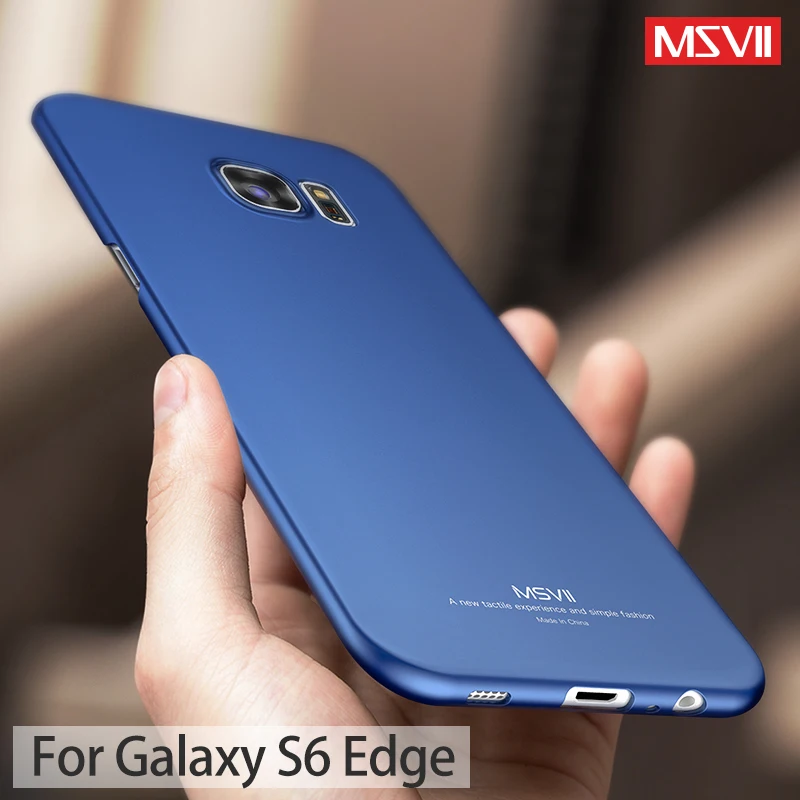Чехол для Samsun Galaxy S6 Edge чехлы телефонов MSVII Samsung жесткий Ультратонкий чехол из