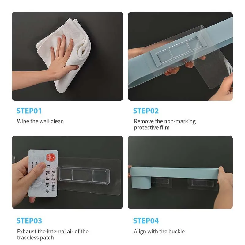 Настенный держатель для полотенец зубной щетки бритвы пасты косметики щипцы