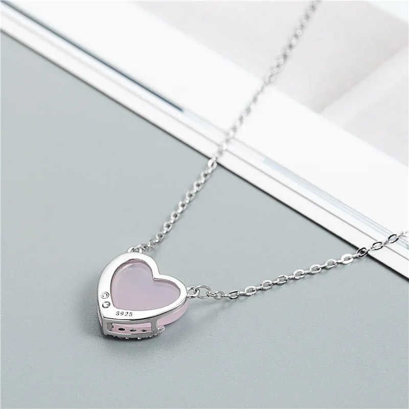 Женское ожерелье из серебра 925 пробы с фианитом|Ожерелья| |