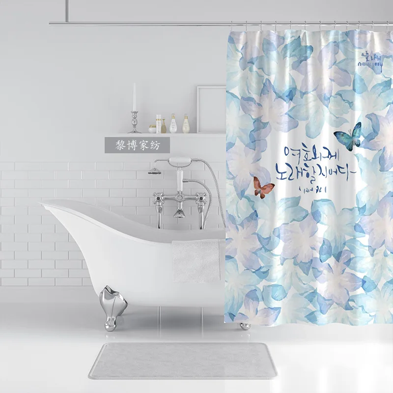 

Modern Design High Quality Shower Curtain Bathroom Waterproof Shower Curtain Creativity Minimalist Cortina Home Decor BC50YL