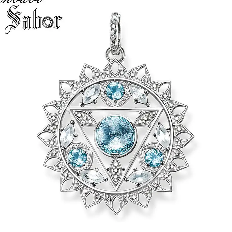 Подвески в горле чакры 2020 серебряного цвета для женщин Романтичный подарок кулон