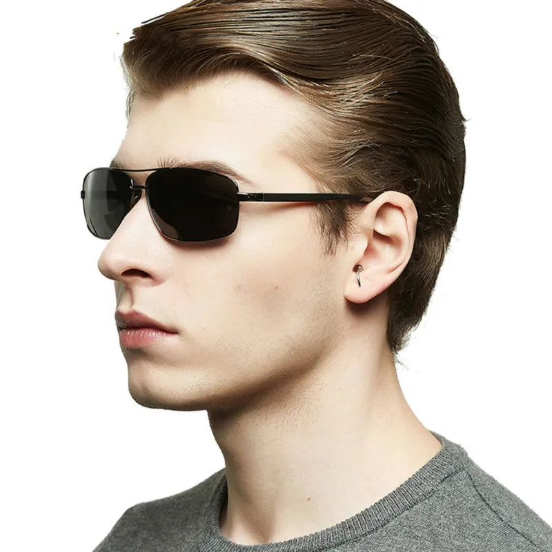 Очки солнцезащитные Мужские поляризационные брендовые дизайнерские винтажные