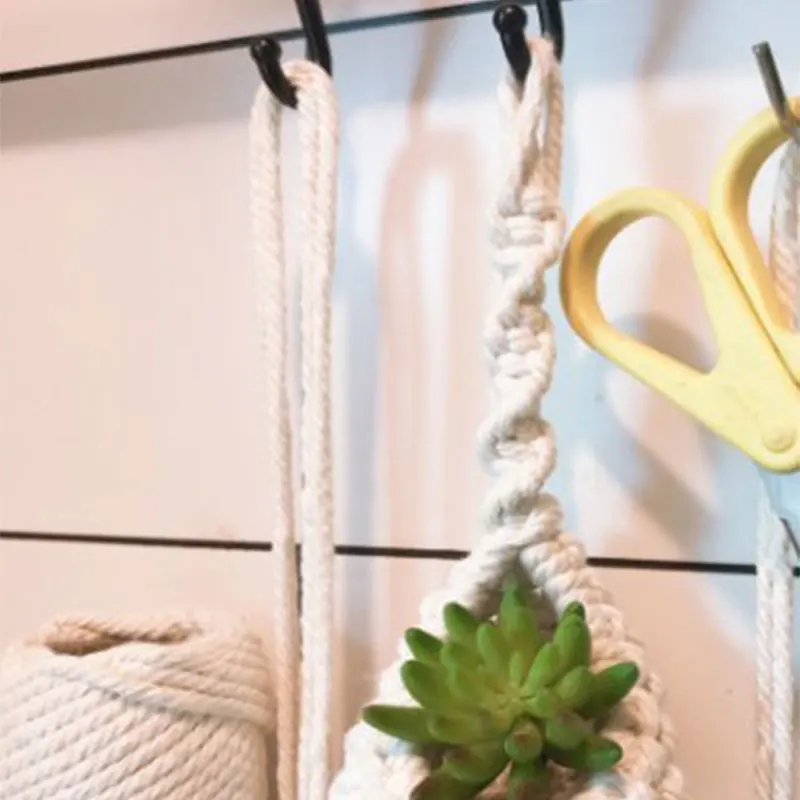 Хлопковый Шнур для настенных подвесок Ловец снов вешалка растений настенная