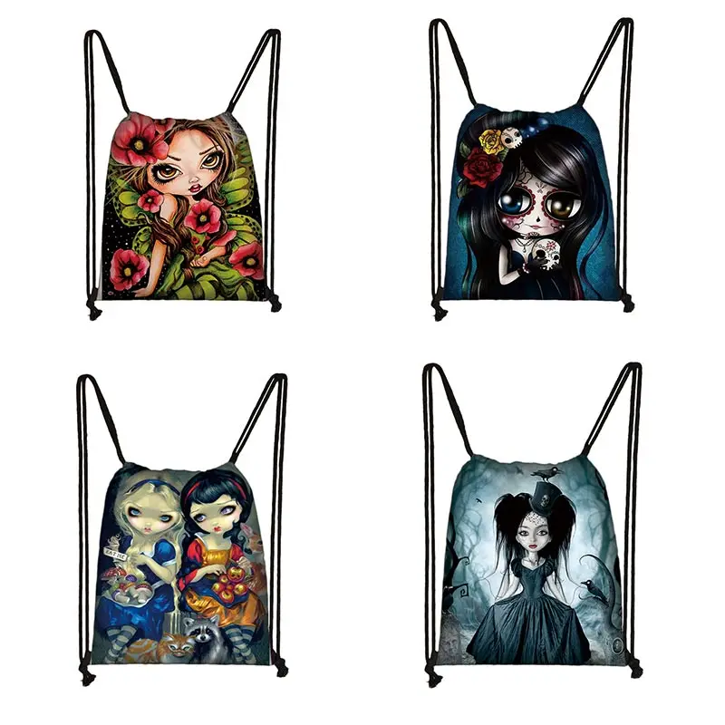 На молнии с надписями для женщин шнурок сумка женские сумки покупок на холсте