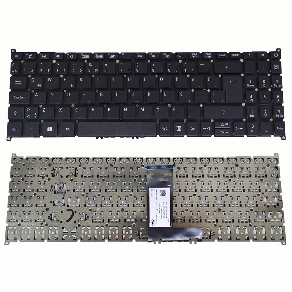 

OVY TR Replacement keyboard for ACER swift 3 SF315-52 SF315-54 SF315-54G Turkey black notebook keyboard Original New NKI15170BR
