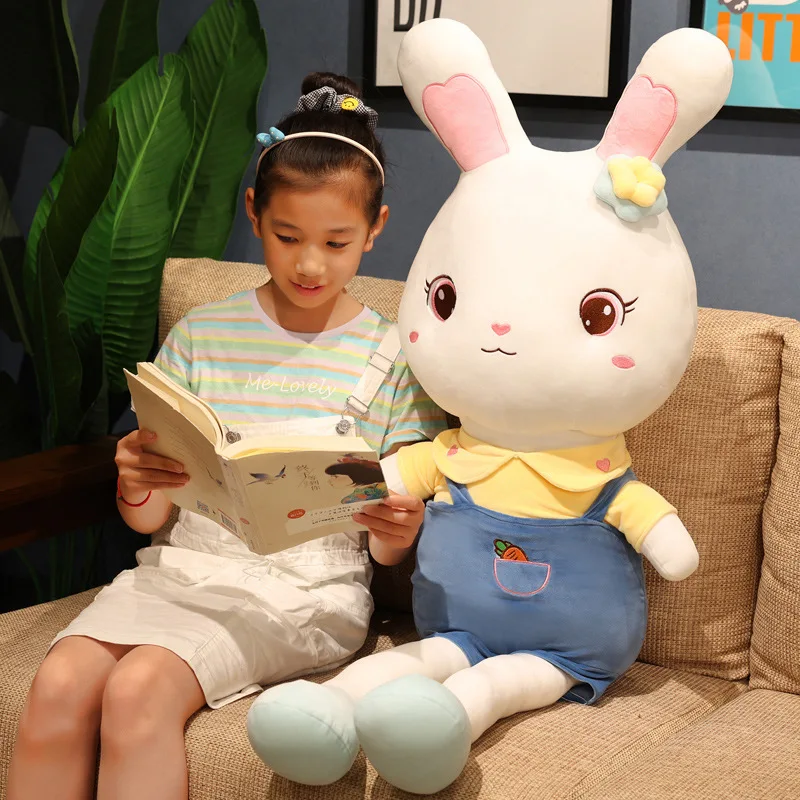 

Cute new rabbit doll long - eared rabbit plush toys custom gift for couples