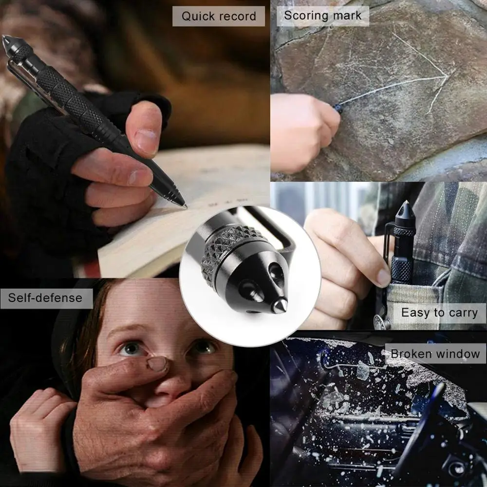 Самообороны тактическая ручка многофункциональный инструмент для наружных