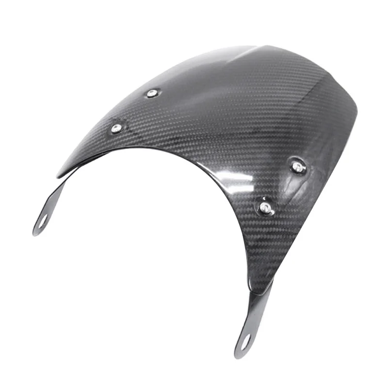 

Universal Black Motorcycle Windshield 5-7 Inch for Motorcycles Mount for HONDA Yamaha KTM