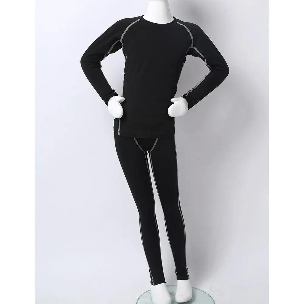 Детская спортивная одежда для мальчиков и девочек зимняя теплая рубашка с