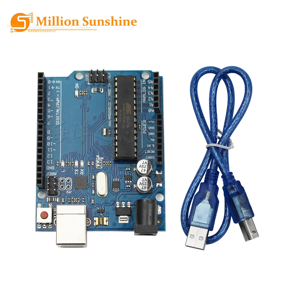 

UNO R3 ATMEGA328P ATMEGA16U2 Development Board With USB Cable Diy Starter Kit