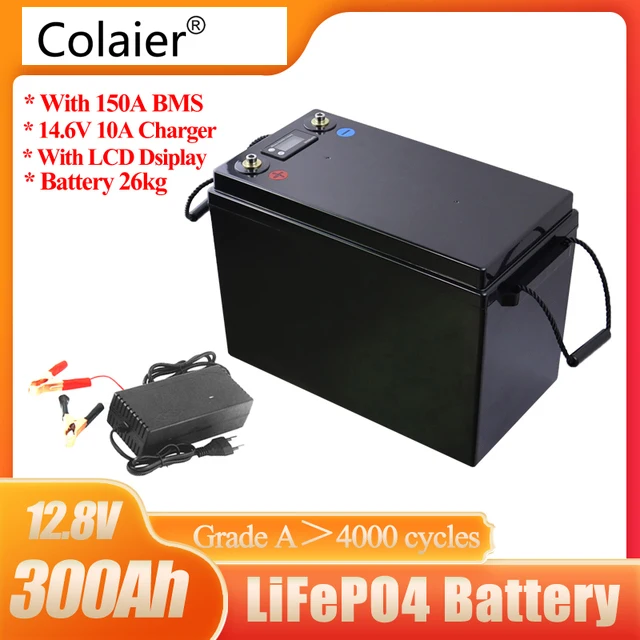 

Аккумулятор Colaier 12 в 3000 Ач LiFePO4, литиевые аккумуляторы BMS, циклов для домов на колесах, камер, гольф-мобилей, внедорожников, солнечных батарей