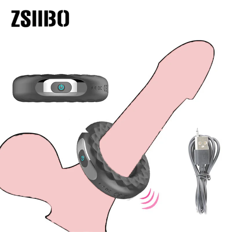 Вибрирующая Водонепроницаемая пробка для пениса тонкие кольца эякуляции