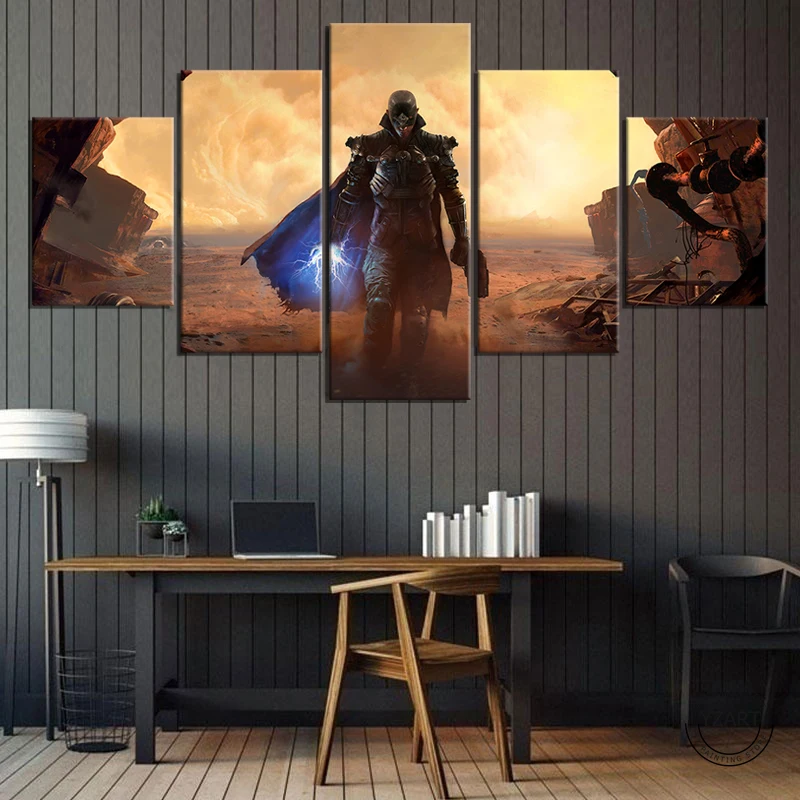 

5pcs The Technomancer Video Game Poster Pictures Decorative Art Wall Painting for Living Room Decor-NO Frame