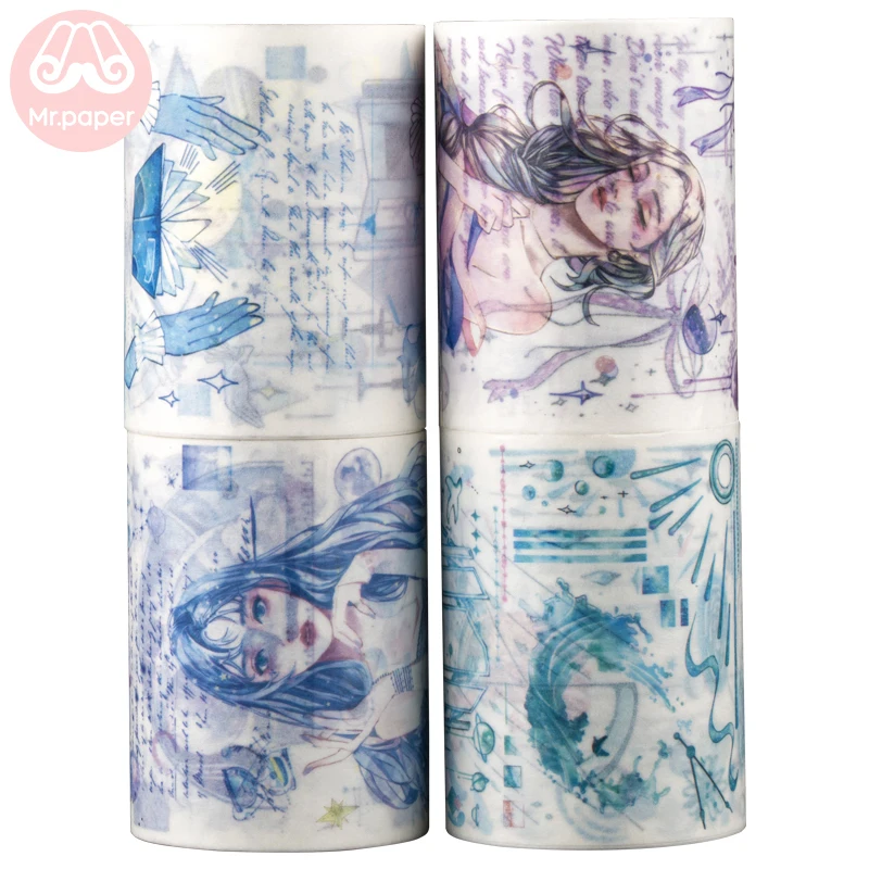 Mr paper 4 вида конструкций Time Dreamland креативные ручные рисования Специальные чернила
