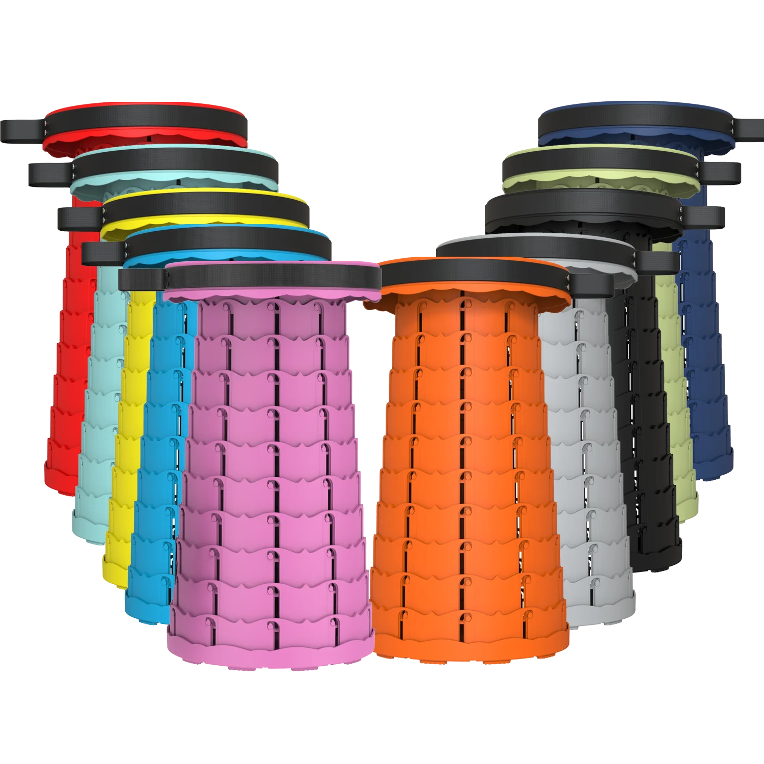 

Retractable Stool Folding Chiar Outdoor Portable Stool Folding Chair Camping Stool Convenient Fishing Foldable plastic stool