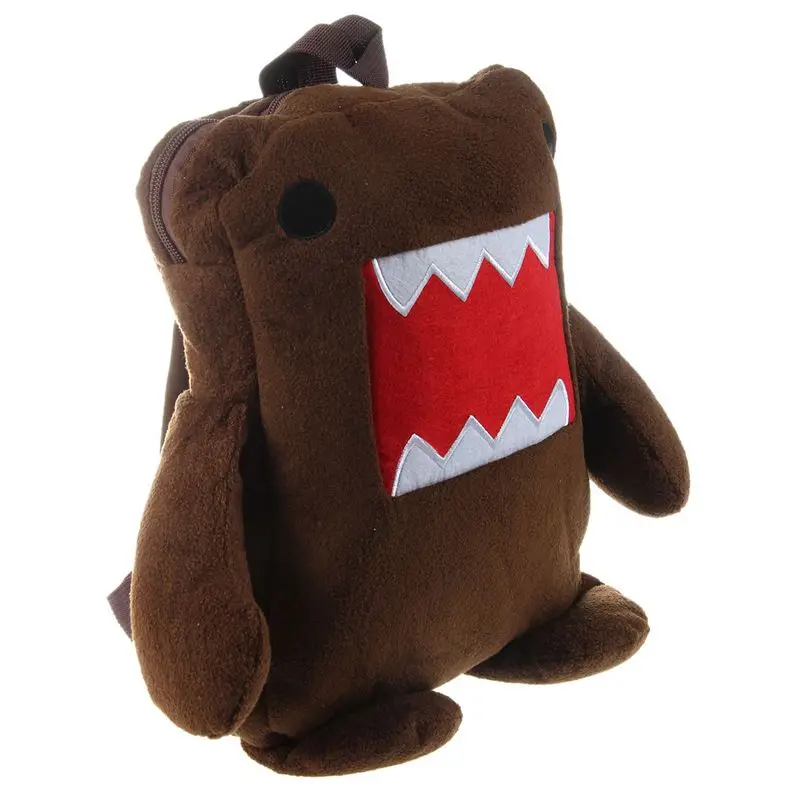 Милый Domo Kun коричневый плюшевый рюкзак|Мужские рюкзаки| |