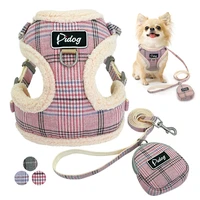 soft pet dog harnesses vest no pull adjustable chihuahua puppy cat harness leash set for small medium dogs coat arnes perro