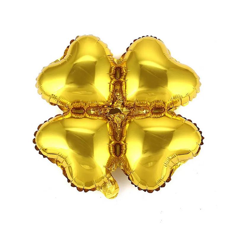 1 шт. 18 дюймов в форме клевера воздушные гелиевые Свадебный шар церемония Арка