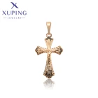 Xuping ювелирные изделия, Новое поступление, подвеска в форме Креста в религиозном стиле, розовое золото, подарок для женщин, 672844