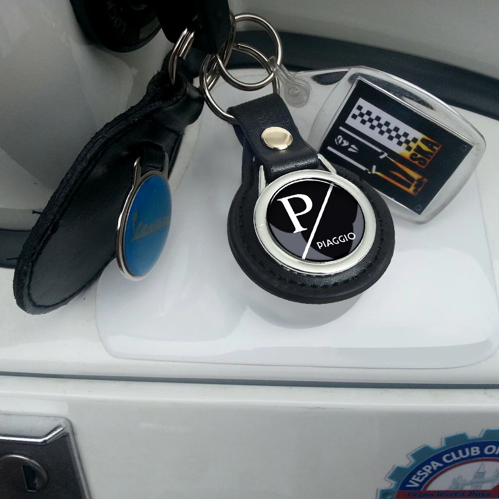 Чехол брелок для ключей мотоцикла Piaggio Скутеры Vespa Leader Motor Lx Gtv Gts|Накладки и