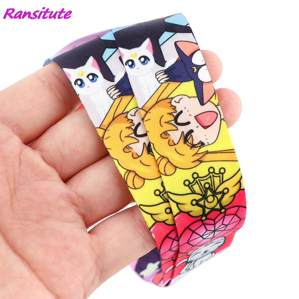 Ransitute R1869 для девочки и с изображением кота из мультфильма Стиль любителей аниме