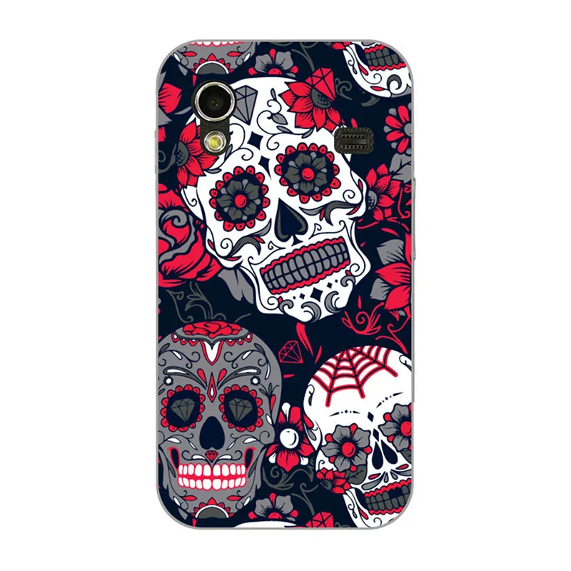 M103 Модные, мягкие, силиконовые чехлы для samsung Galaxy Ace S5830i GT S5830 GT-S5830i чехол с принтом задняя крышка мультяшная Роза узорная оболочка - Цвет: M103