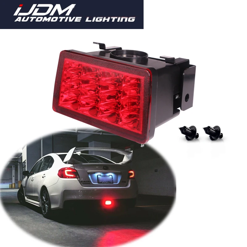 IJDM для 2011-up Subaru WRX/STi Impreza XV Crosstrek F1 Стиль все в одном Стробоскоп красный