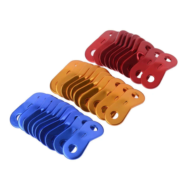 

10Pcs Outdoor Camping Cord Runners Rope Tensioners Tent Guy Line Rope Tensioners