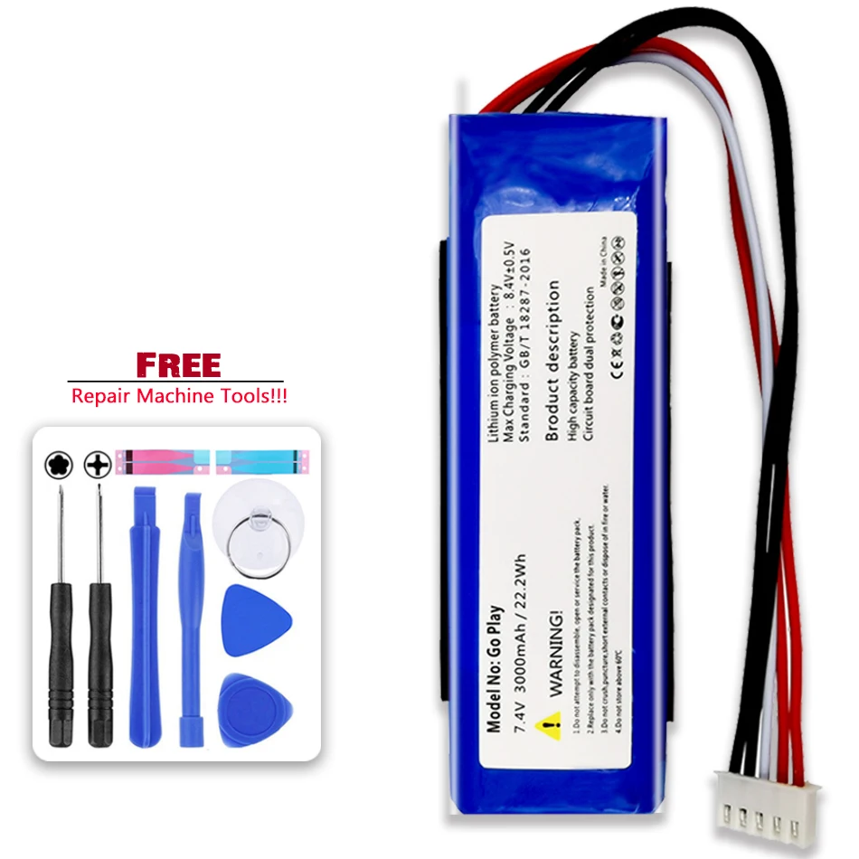 

Battery goplay 3000mAh for Harman/Kardon Go Play, Go Play Mini Go PlayMini