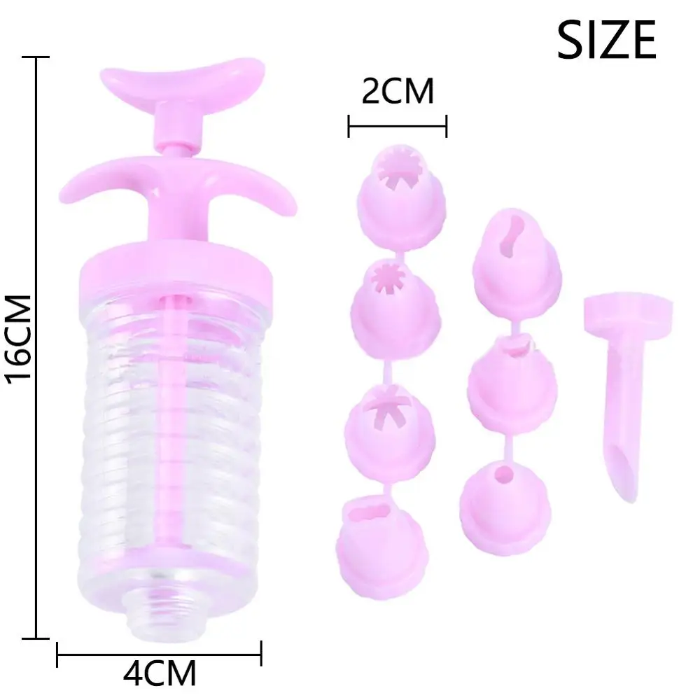 

Cookie Biscuit Making Maker Pump Press Machine Decor Kitchen Mold Tools Set Cookie Cake Mould gun Bakeware Dessert Free shipping