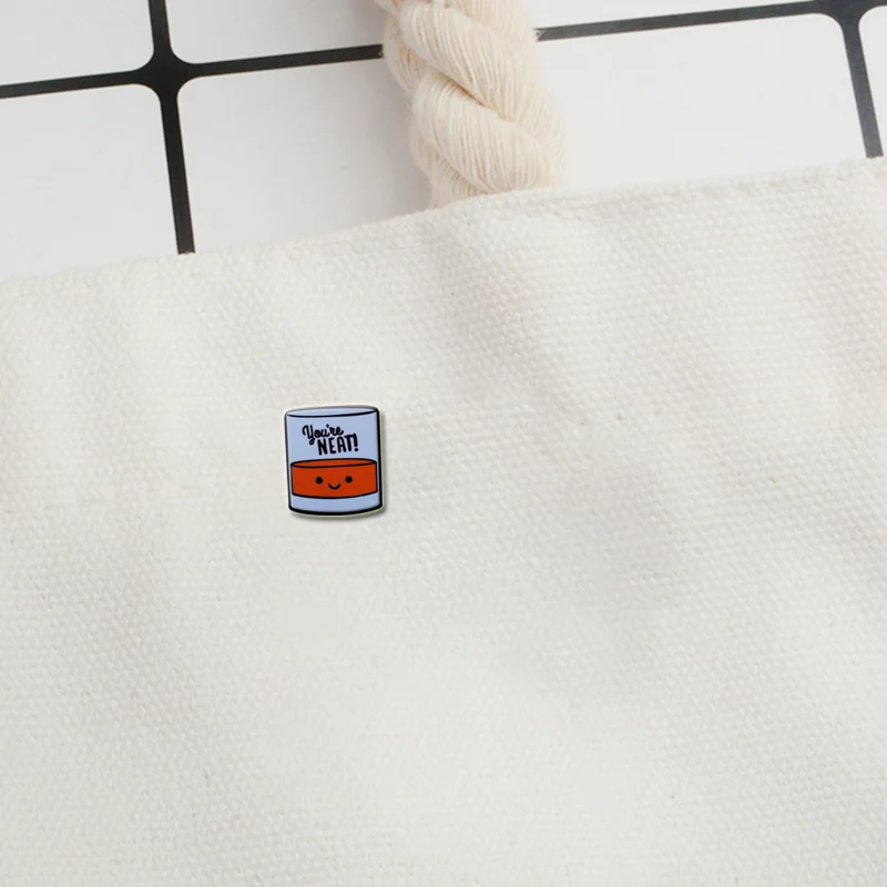 Металлическая эмалированная брошь-значок на булавке | Украшения и аксессуары