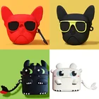 Чехол для Airpods 3, чехол с мультяшными 3D солнцезащитными очками, бульдог, силиконовый мягкий чехол для наушников для Airpods 1 2 Pro, защитная коробка для зарядки
