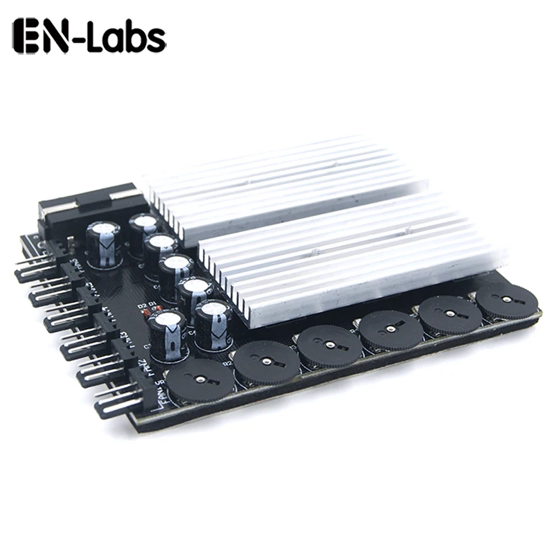 3 контактный контроллер скорости вентилятора Molex 4pin или SATA Powerd 6 / 8 Way ручка