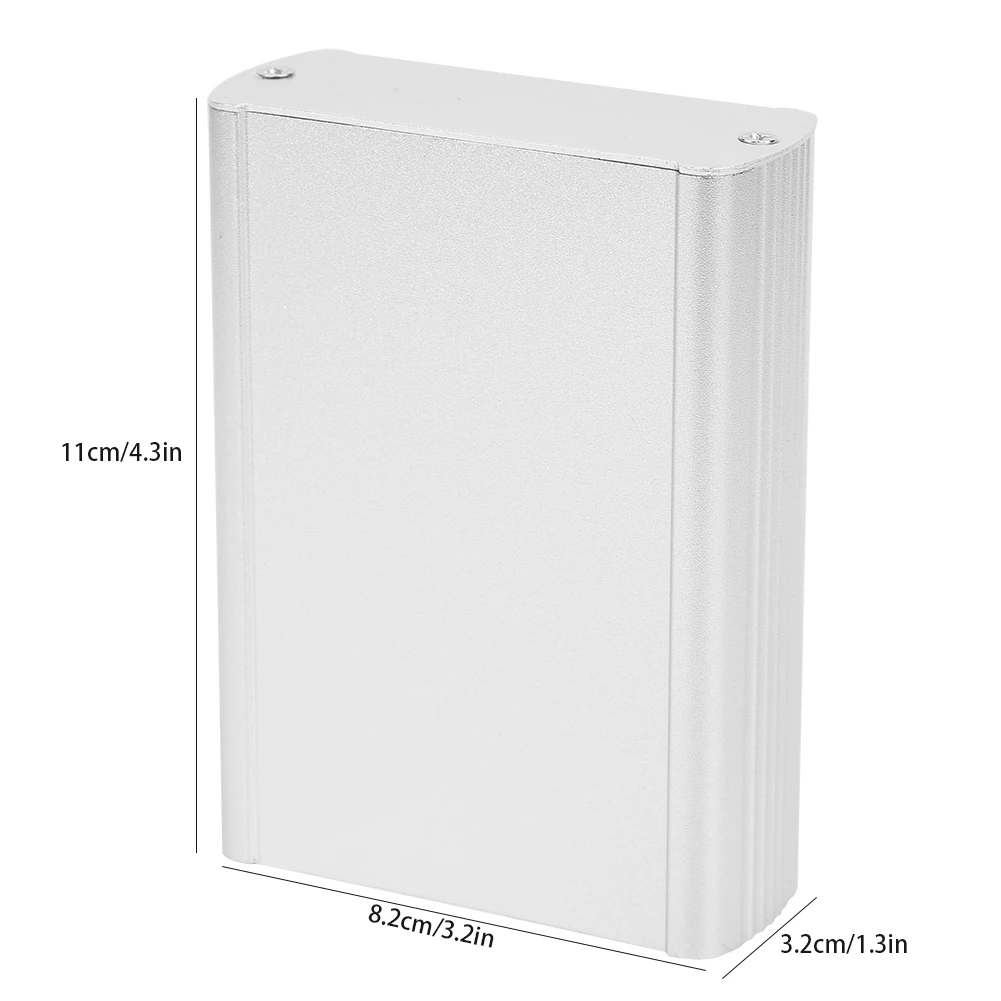 Алюминиевый корпус Project Box чехол с теплоотводом Корпус Корпуса 32x82x110 мм