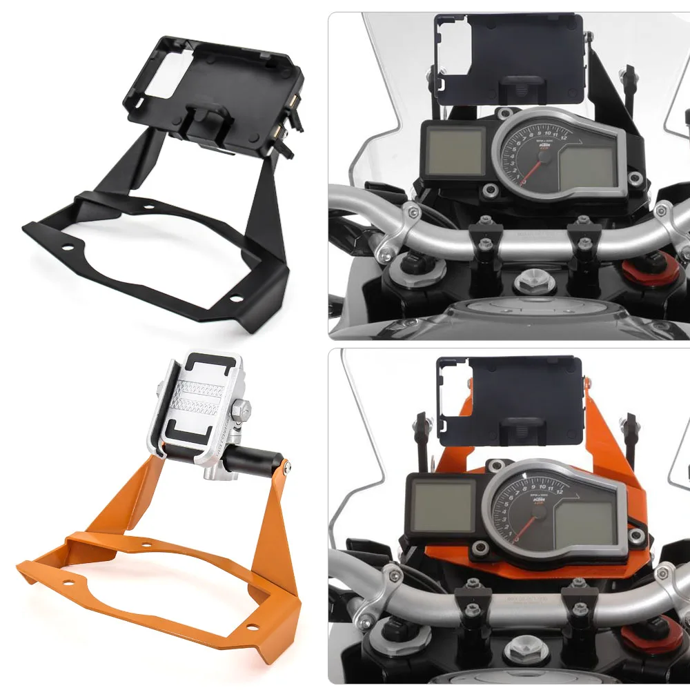 

For 1050 1090 1190 Adventure ADV Motorcycle Bracket Mount Smartphone GPS Holder Navigation bracket phone clip