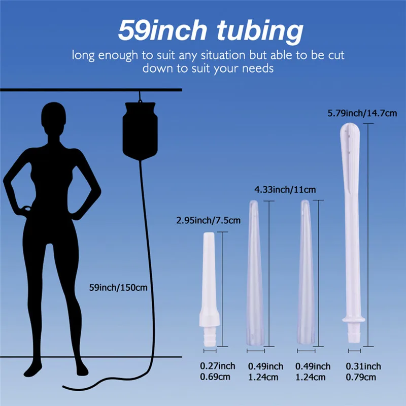 2000 мл сумка для клизмы многоразовая силикагелевая Кофе Вода Очищающая кишечник