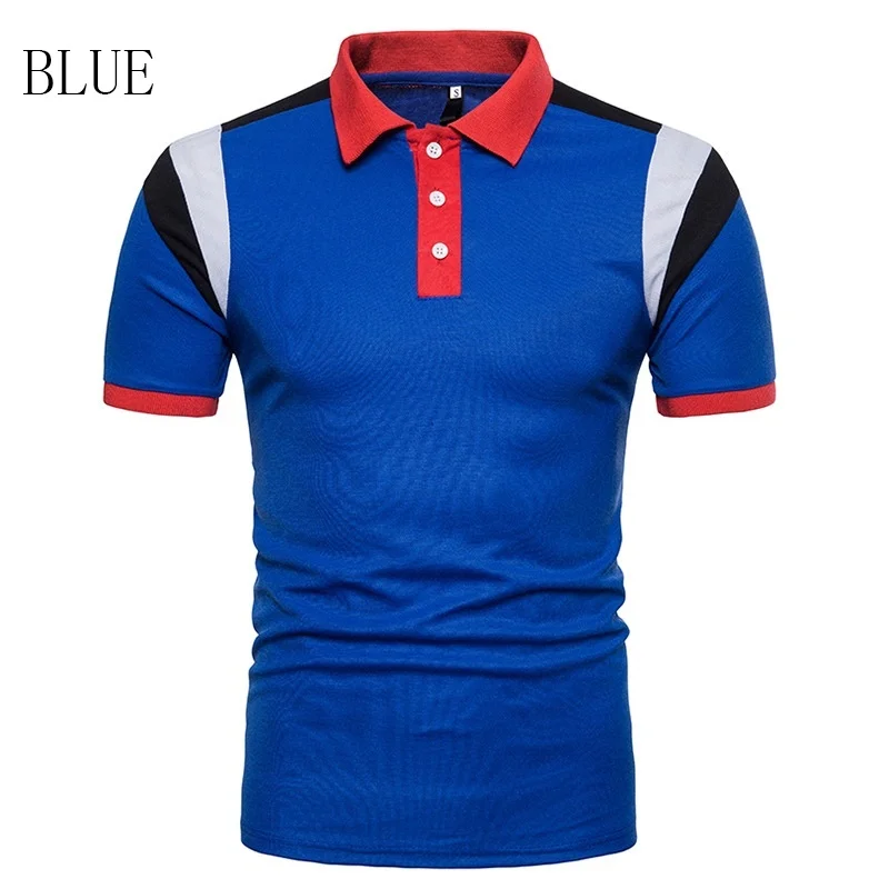 Мужская рубашка-поло ZOGAA летняя рубашка с лацканами и коротким рукавом