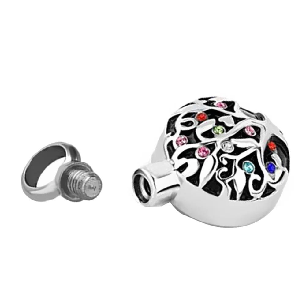 Памятное ожерелье из нержавеющей стали с изображением семейного дерева жизни