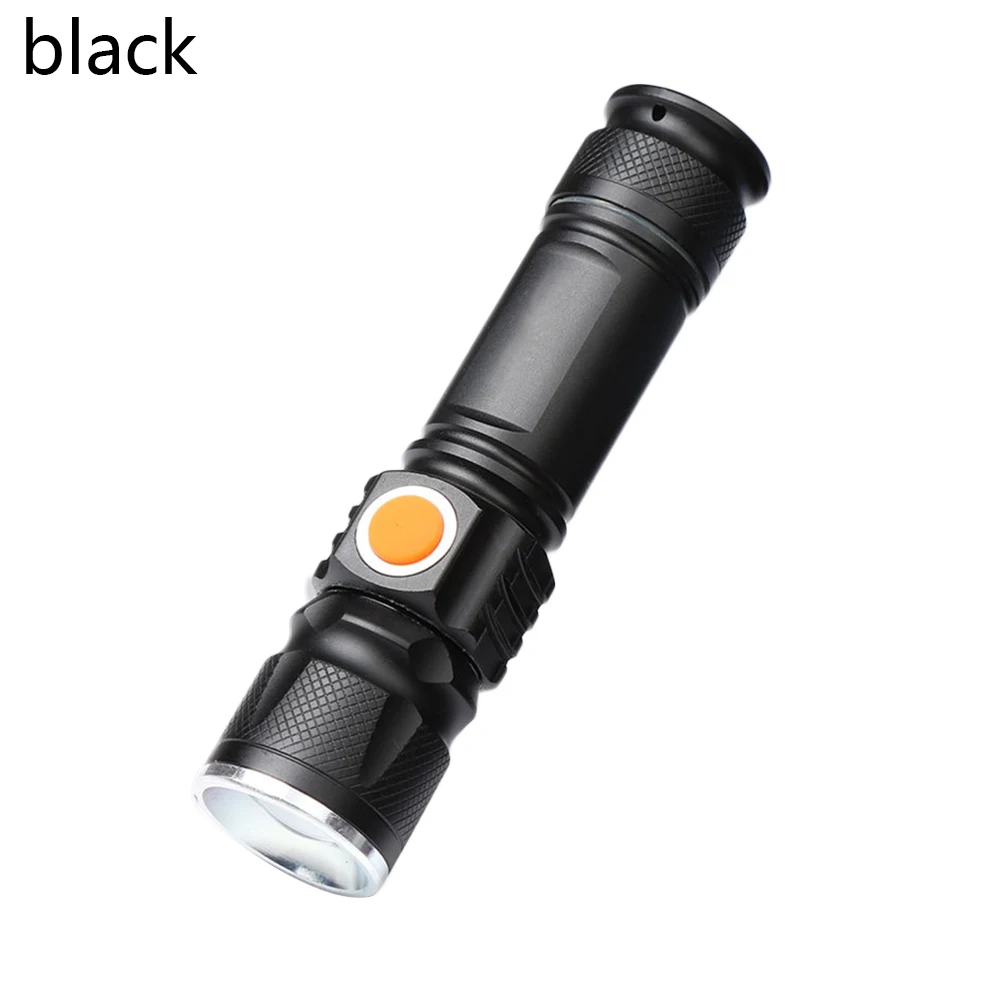 

Фонарик водонепроницаемый зум для езды алюминиевый сплав мини T6 фонарик Встроенный литиевый аккумулятор USB открытый перезаряжаемый фонари...