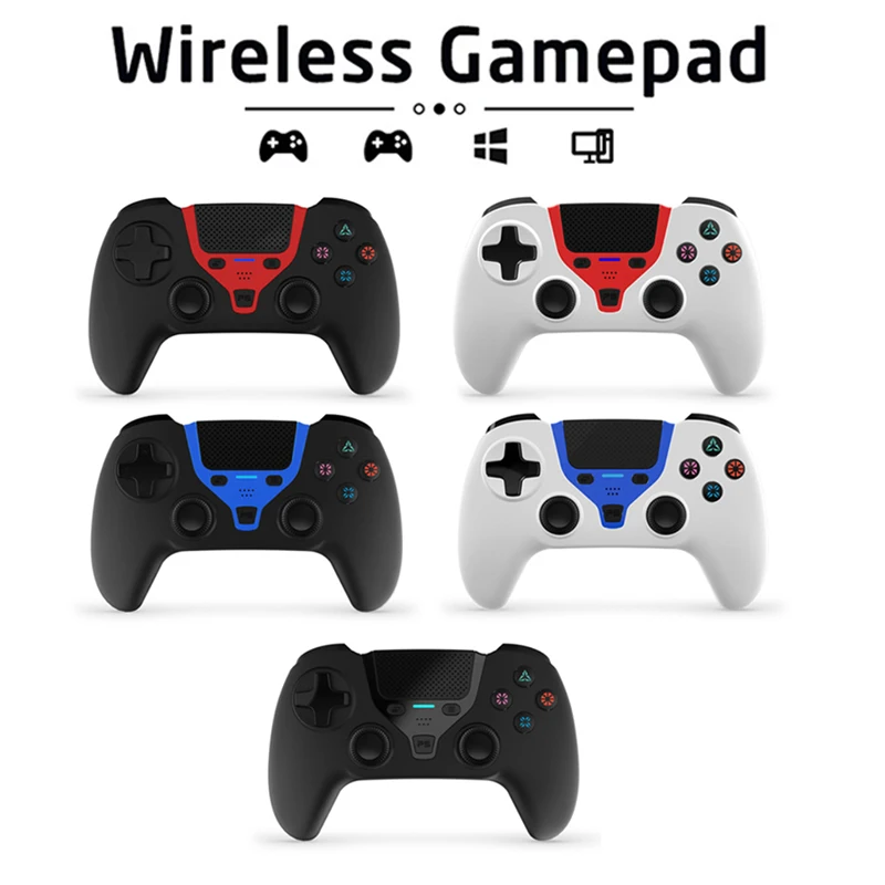 

Беспроводной Bluetooth игровой контроллер для PS4, геймпад с 6 осями, Двойной вибрационный контроллер, геймпад для Windows, ПК, Sony, PlayStation 4