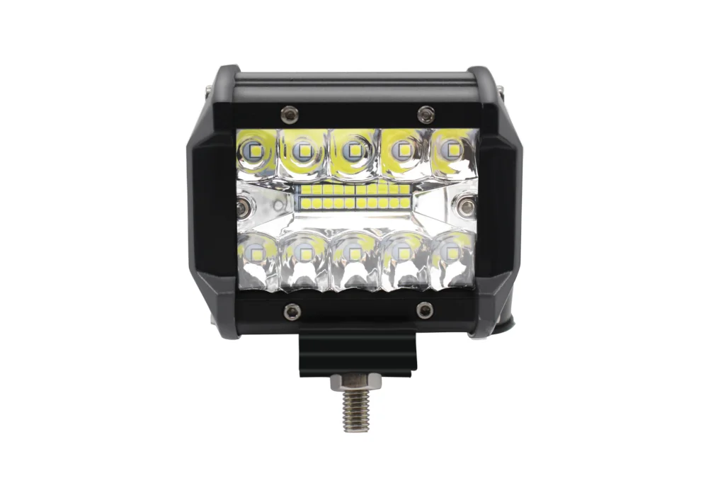 LED 60W 3 rows 4 inch spotlight floodlights driving lights OFF-Road lighting work Refitted Car led headlights | Автомобили и
