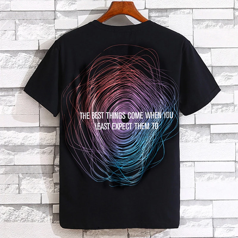 

Short Sleeve T Shirt Men 2020 Summer High Quality print Tshirt Top Tees Plus Size 2XL- 6XL 7XL 8XL 9XL O NECK 150 kg hip hop