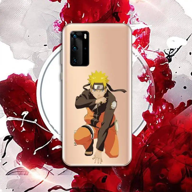 

Naruto Cartoon Animated anime Phone Case Transparent for Huawei P honor 8 10i 20 30 40 smart 2019