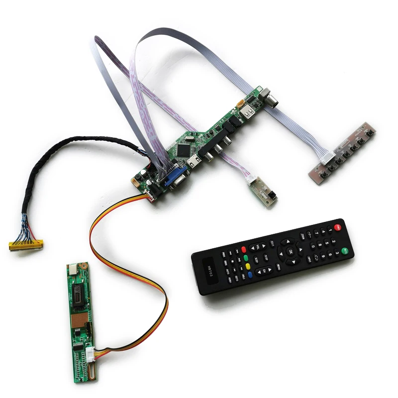 

LVDS 30pin VGA+AV+USB 1280*800 1CCFL LCD display controller board For CLAA154WB05A/CLAA154WB05AN/CLAA154WB08A panel DIY kit