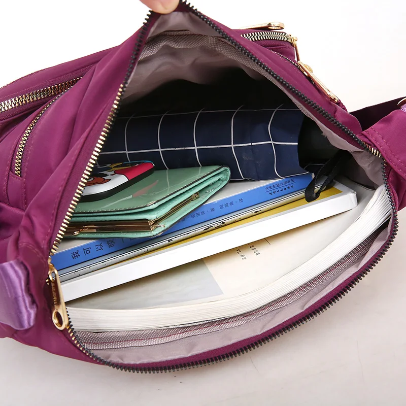 Модные многофункциональные карманы женские сумки через плечо Высокое качество