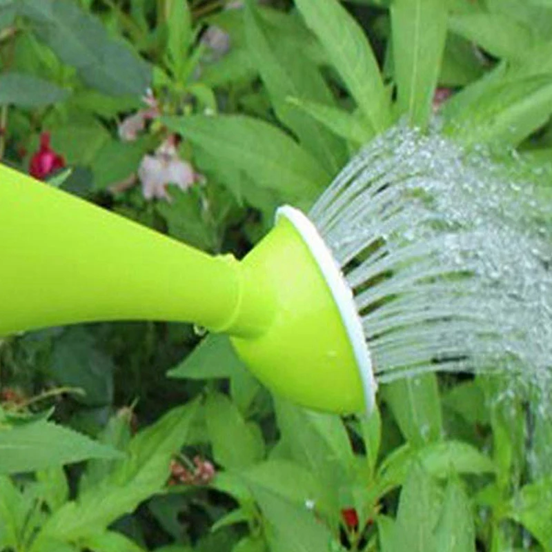 Пластиковая маленькая кастрюля для полива с длинным носиком контейнер комнатных