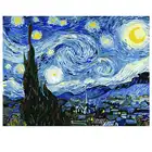 GATYZTORY DIY Краска по номерам Ван Гог картина звездного неба по номерам пейзаж настенное искусство акриловая краска для домашнего декора искусство