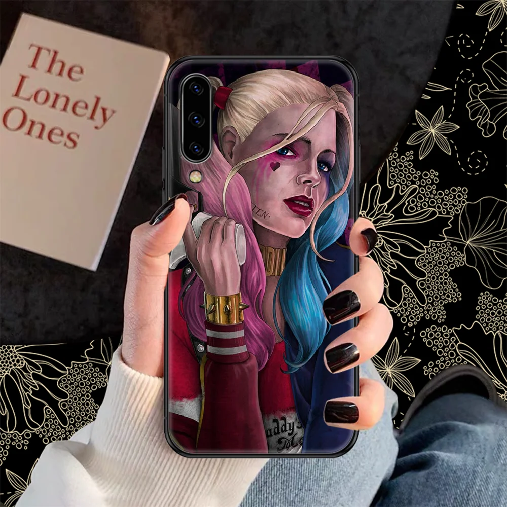 

Harley Joker Quinn Phone case For Samsung Galaxy A 3 5 7 8 10 20 21 30 40 50 51 70 71 E S 2016 2018 4G black luxury coque trend