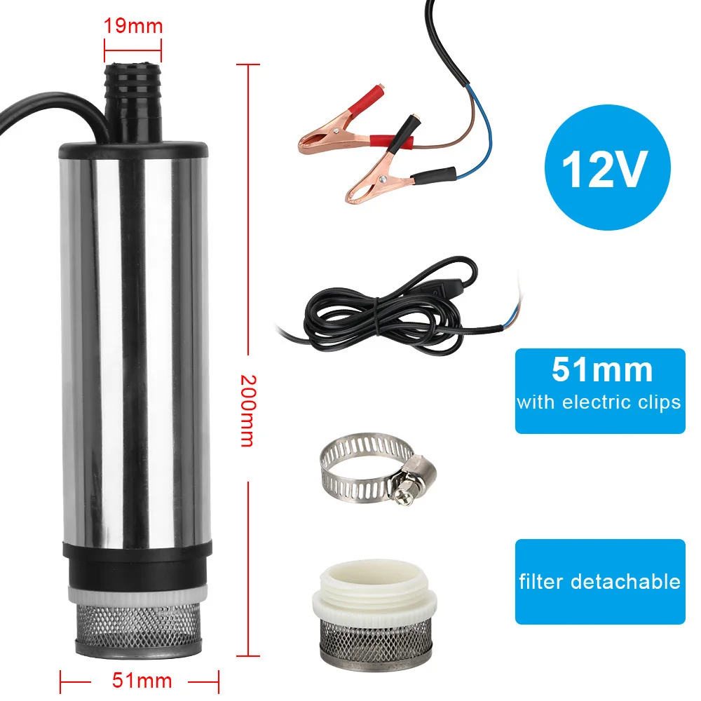 Электрический погружной насос экстрактор жидкости для дизельного топлива воды