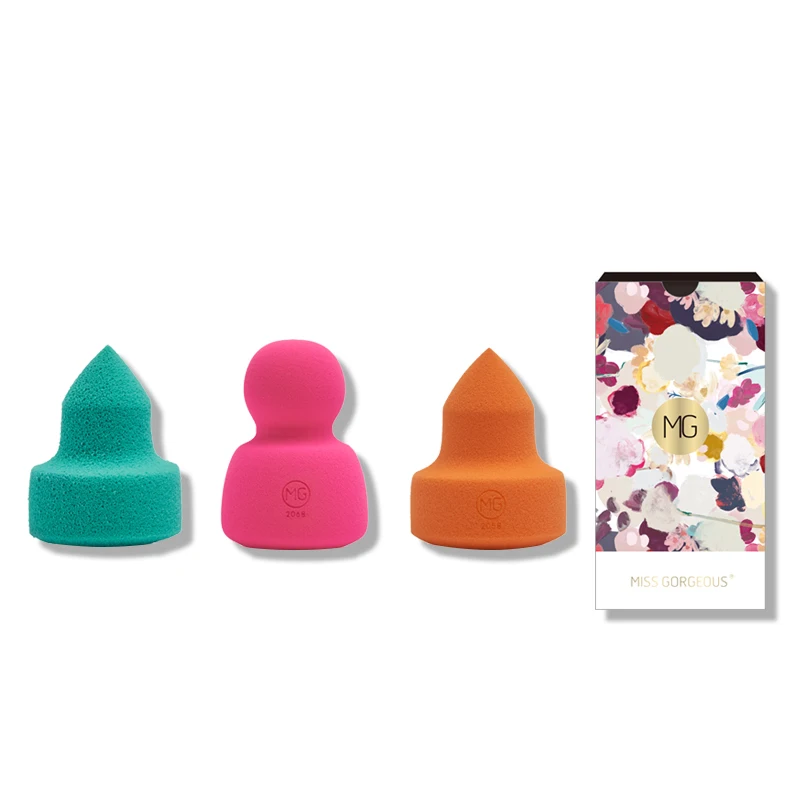 Косметическая губка для макияжа многофункциональная пуховая в форме чудесной